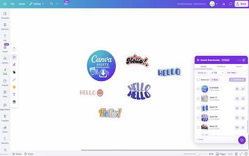 Canva Assets Downloader :: Download assets from Canva designs with ease