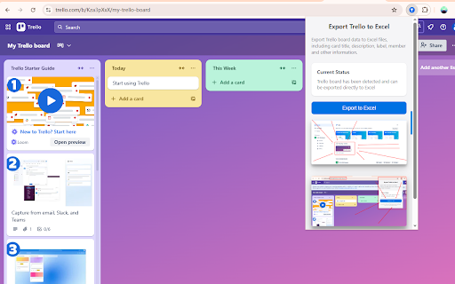 Export Trello to Excel :: Export your Trello boards to Excel files quickly and easily. Convert all cards to Excel and download them!