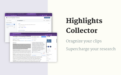 Quick Highlight Collector :: Highlight and save snippets from any website.