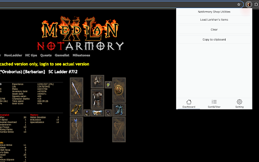 NotArmory Shop Utilities :: NotArmory Shop Utilities