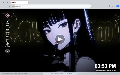 Yandere Black Cat Girl Kawakami Tomie Live Wallpaper :: Transform your new tab with stunning HD live wallpapers of Yandere Black Cat Girl Kawakami Tomie for a unique browsing experience.