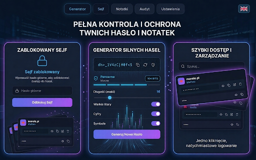 Zenith - Password Generator & Manager :: Secure password manager with generator and AES-256-GCM vault
