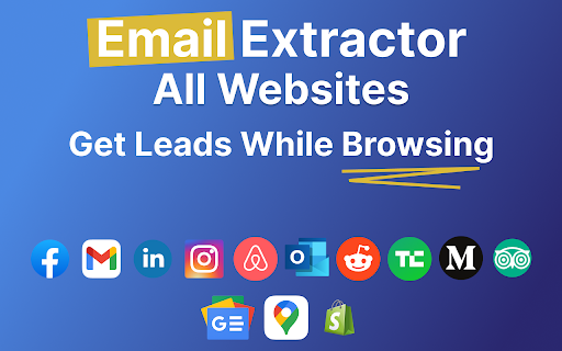 Email Extractor: Find, Export Email & Leads From Any Website :: The extension scan webpages for Lead & Prospect Generation