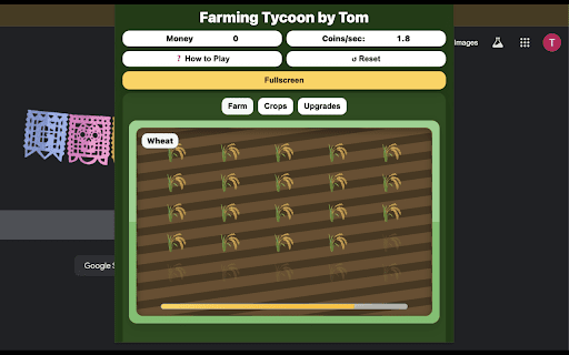 Farming Tycoon By Tom :: Farming Tycoon Clicker is a cozy, fast-paced idle/clicker where every harvest gets you closer to the ultimate farm. Start with a…