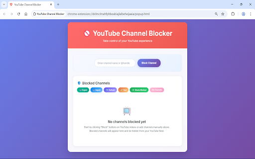 YouTube Channel Blocker :: Block unwanted YouTube channels, shorts, and filter by language. Hide/show block buttons for cleaner experience.