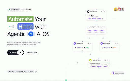 Scrini Browser Integration :: Browser automation extension for LinkedIn candidate sourcing and web scraping
