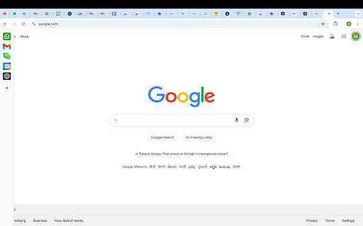 QuickAccess Sidebar :: Customizable sidebar to open Gmail, ChatGPT, WhatsApp and any custom URL. Add icons, set shortcuts, and stay focused.