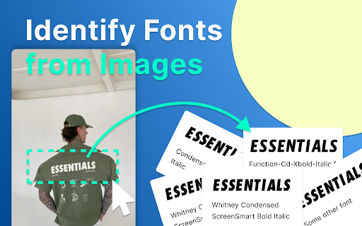Font Identifier from Image :: Use Font Identifier from Image with What Font to find fonts from images using precise detection algorithms
