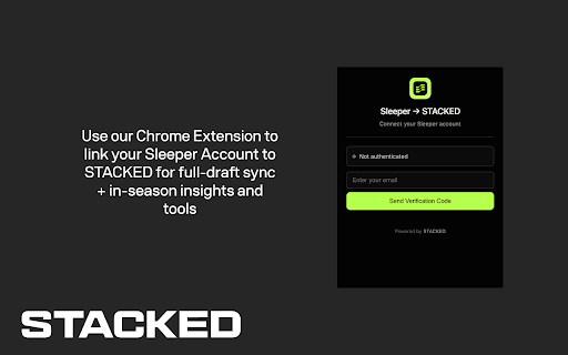STACKED Connector :: Securely connect your Sleeper and Yahoo fantasy football accounts to STACKED for enhanced analytics and insights.