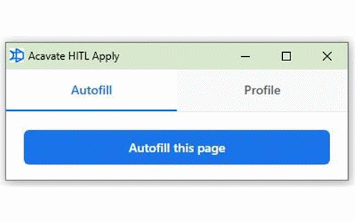 Acavate HITL Apply :: Automatically fill job applications using AI-optimized resumes personalized for every role.