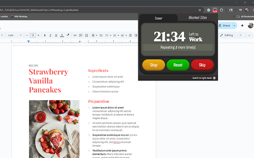 Study Buddy :: Pomodoro timer and website blocker for better focus sessions