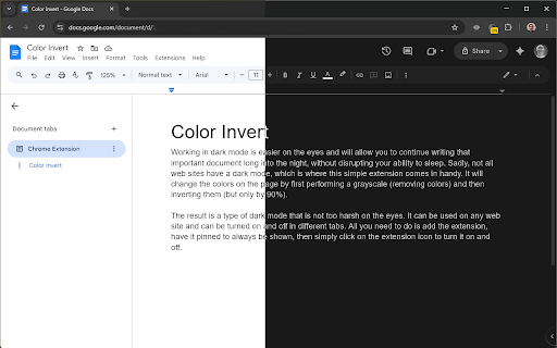 Color Invert :: Grayscale and invert the colors on the web page.