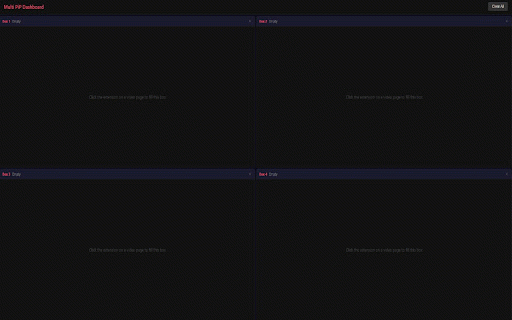 PiP⁴ :: Send videos to a multi-view dashboard or pop them into Picture-in-Picture
