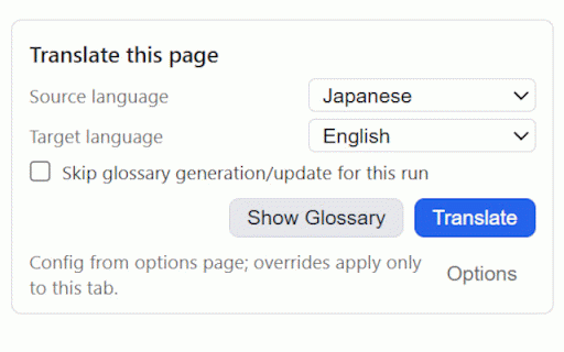 LLM Novel Translator (BYOK) :: LLM-powered web novel translation with context-aware glossary across chapters. BYOK—bring your own key, no middleman markup.