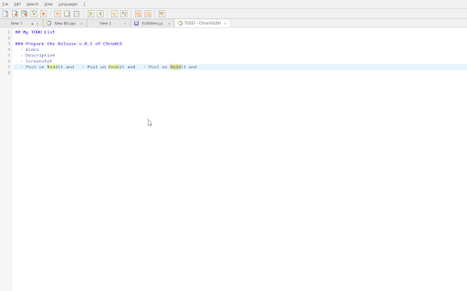 ChromEd Notepad :: Notepad and Code Editor for Chrome with Local File Storage and Google Drive Integration.