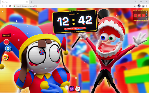 TADC Digital Circus HD Wallpaper New Tab :: Customize new tab with TADC wallpaper extension and display Digital Circus wallpapers in your background.