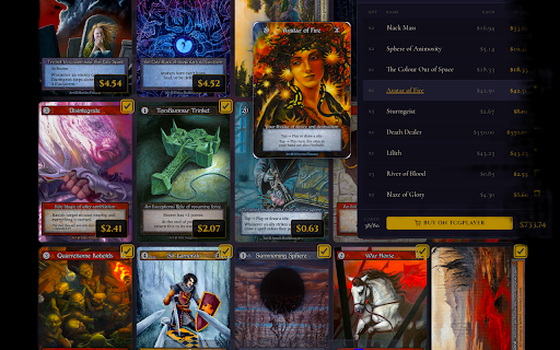 Sorcery Tools - TCGplayer Bridge :: One-click pricing and TCGplayer mass entry for Curiosa.io decklists