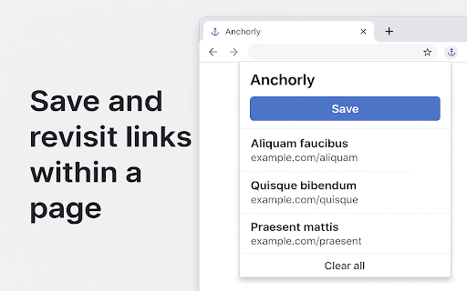 Anchorly :: Anchorly: Free anchor saver with simple text anchoring—no trial or PDF annotation.