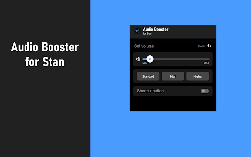 Audio Booster for Stan :: Struggling with quiet audio? Try Audio Booster for Stan and amplify your experience!