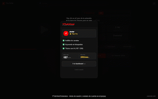 YTubViral: YouTube SEO, Analytics & AI Tools :: Free YouTube SEO tools: SEO Score on every video, keyword research, competitor analytics & AI titles — inside YouTube & Studio.