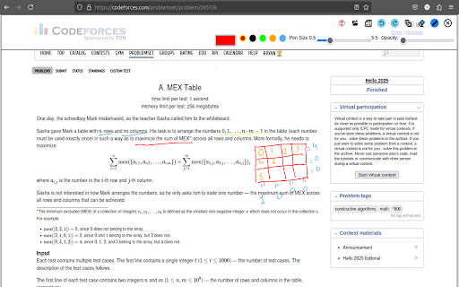 GlassBoard Extension :: A transparent whiteboard tool for drawing and brainstorming.