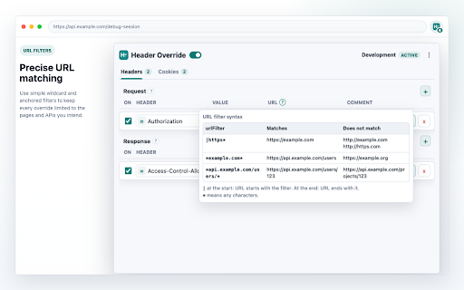 Header Override: Modify HTTP Headers & Cookies :: Modify request headers, response headers, and cookies with local URL rules and profiles.