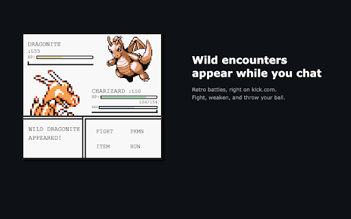 Chatémon :: Catch, battle and trade monsters by chatting on Kick. Unofficial fan project.