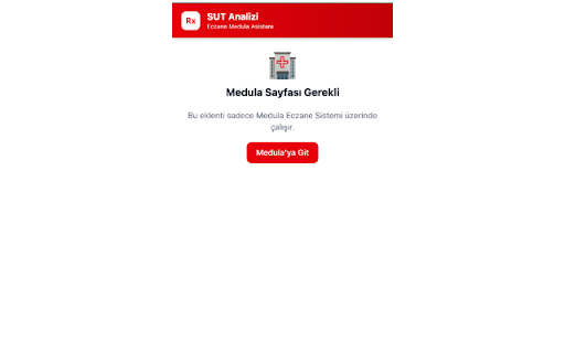 SUT Analizi - Medula Asistanı :: Medula'dan reçete, rapor ve ilaç bilgilerini otomatik toplayıp sutanalizi.net'e gönderir.