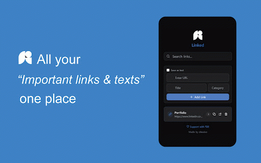URL Hub :: Store and organize your favorite URLs and profile links