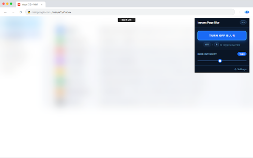 Instant Page Blur — One-click privacy blur for any webpage :: Instantly blur the current page with Alt+B to hide sensitive content.