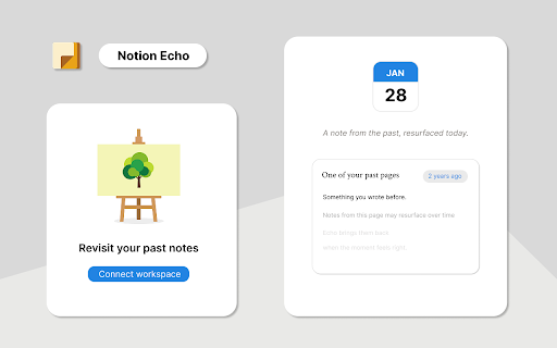 Notion Echo :: Revisit notes you wrote in the past.