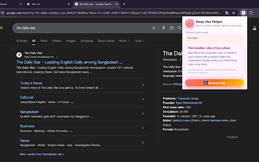 Cute Essay Idea Generator :: Get cute, inspiring essay ideas in one click. Perfect for students, writers, and anyone stuck with writer’s block.