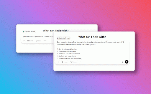 MetaPrompt - AI Prompt Engineer & Optimizer for ChatGPT & Claude :: Transform unclear questions into expert prompts. Get better AI responses from ChatGPT and Claude with one click.