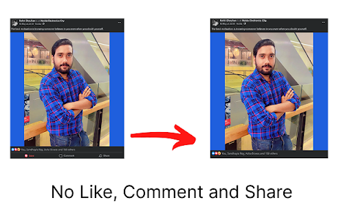 Facebook Action Blocker :: Hide Like, Reactions, Comment, and Share buttons on Facebook.