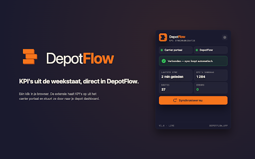 DepotFlow KPI Sync :: Synchroniseer KPI-gegevens automatisch naar DepotFlow