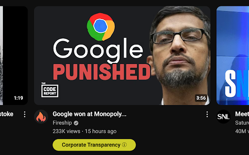 YouTube Channel Transparency :: Educational tool revealing YouTube channel ownership and corporate investments. For educational purposes only.