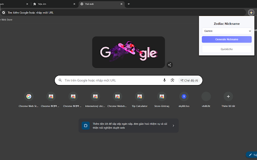 Zodiac Nickname Generator :: Generate random nicknames based on zodiac signs.