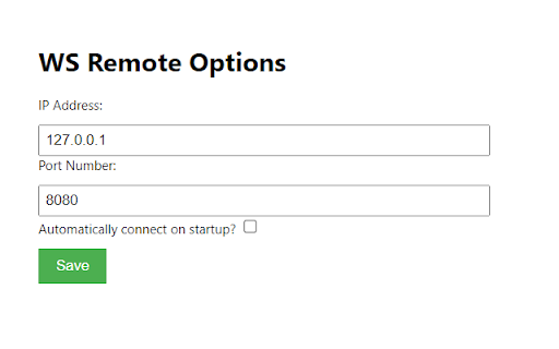 WS Remote :: WS Remote