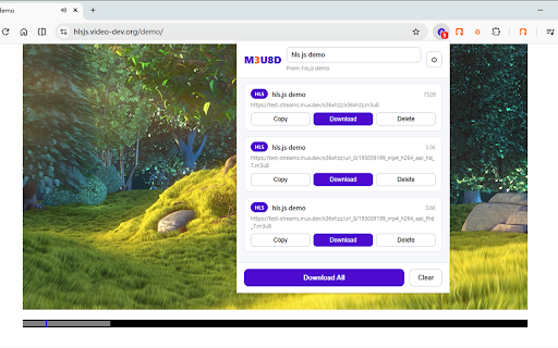 M3U8 Downloader - HLS Video Saver :: Easily detect and capture HLS/M3U8 media streams, auto-name files by page title, and merge segments locally into MP4.