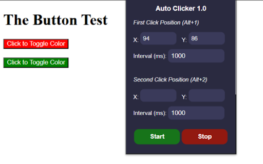 Coordinate Auto Clicker :: Clicks at specific screen coordinates.