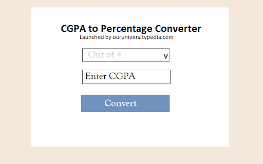 CGPA to Percentage Converter :: Tool which converts CGPA to Percentage for university students.