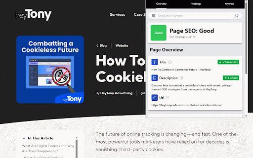 Page Audit :: Page audit browser extensions