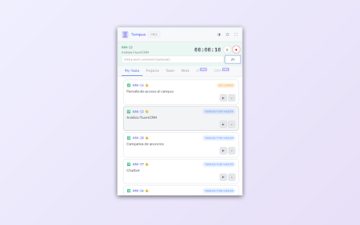 Tempus — AI Project Manager :: Track and report time on Jira tasks from your favorite boards