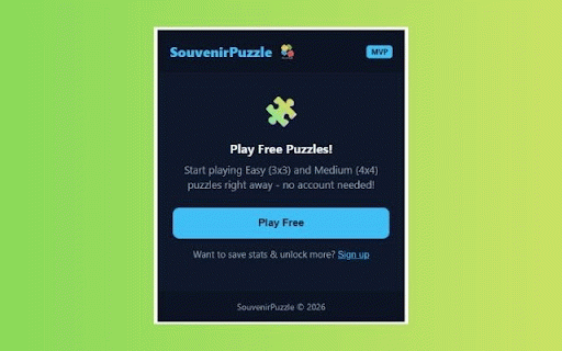 Souvenir Puzzle :: Photo puzzle game with your own pictures: turn a photo into a picture puzzle in seconds. Daily puzzle, streaks, private.