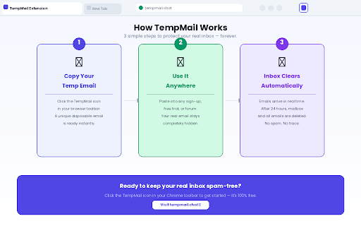 TempMail — Free Disposable Email :: Get a free temporary email address instantly. No registration, no spam. Protect your privacy with disposable email.