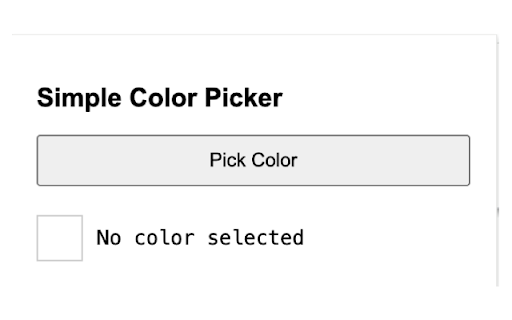 Simple Color Picker :: Pick colors from any webpage