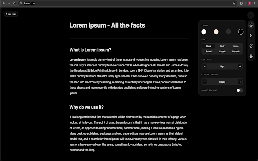 Reader Mode - Focus, Speed & Audio :: Premium, distraction-free reading experience for any article.