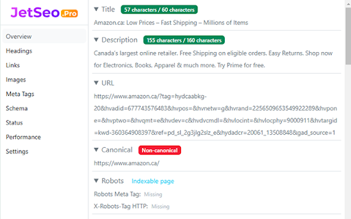 JetSEO Pro Extension - Simplify Your SEO Workflow Free :: Boost your website's SEO with JetSEO, an all-in-one Chrome extension that analyzes and optimizes key SEO elements effortlessly.