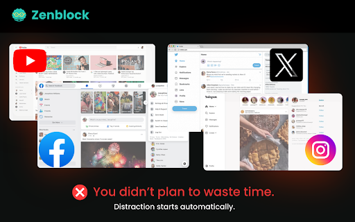 ZenBlock: Mindful Web Blocker & Focus Timer :: Stop wasting time on distracting websites with ZenBlock, a mindful website blocker with 30-sec pause to break distraction habits.