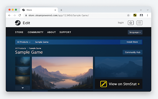 Instant Steam Game Stats :: See live player counts for any Steam game in one click—right from the store page. Lightweight and private.